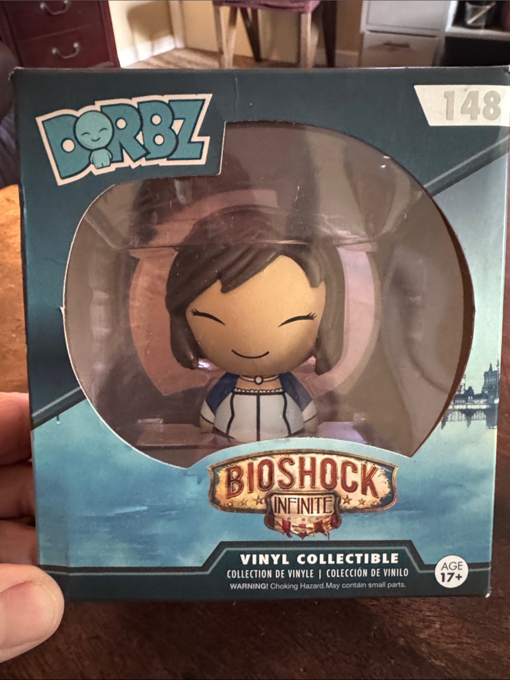 NIB Funko Dorbz Bioshock Infinite Blue White Vinyl Collectible #148
